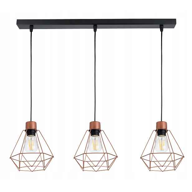 Závěsná lampa závěsný lustr loft diamant 3
