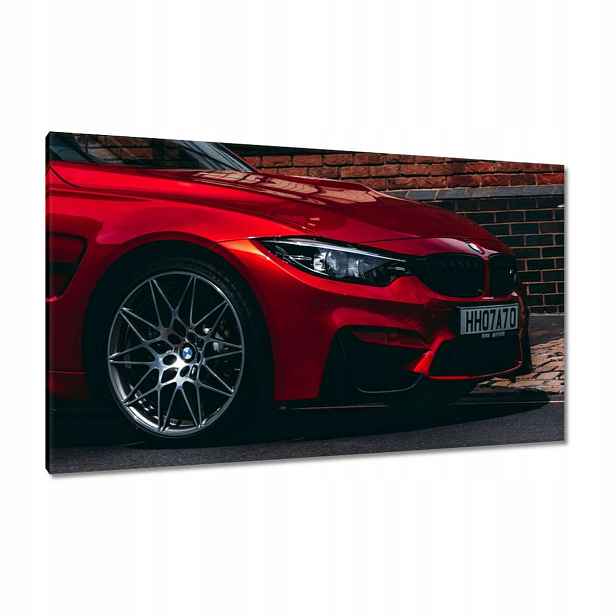 Obrazy 120x70 Červené Bmw Auto