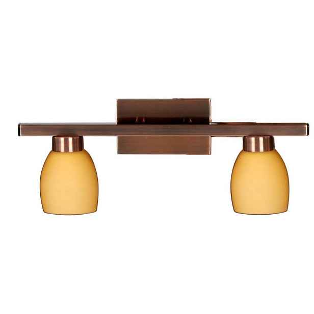 Stropní lampa Dakota strip 2X40W G9 měděná