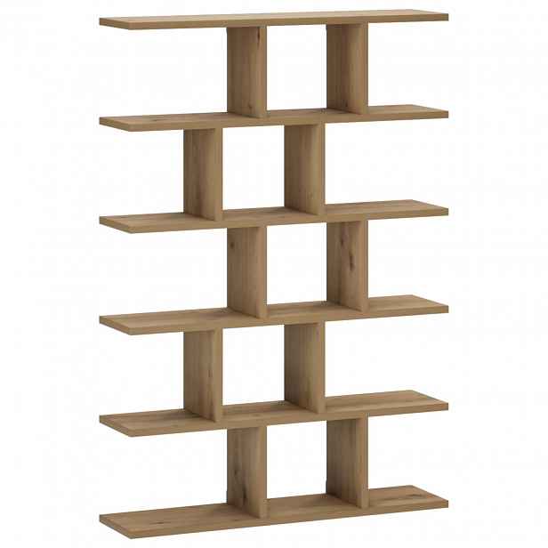 vidaXL Nástěnná polička Dub artisan 70 x 17 x 101 cm Kompozitní dřevo