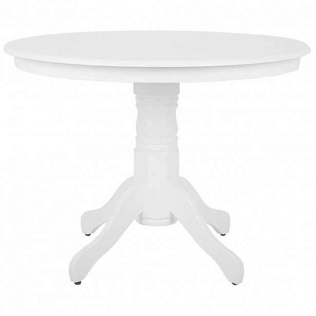 Beliani JÍDELNÍ STŮL 100/100/76 cm Bílý Kulatý Akron