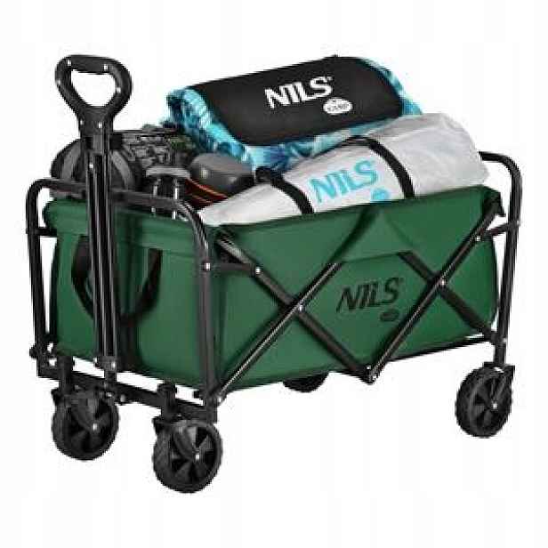 Skládací kempingový vozík Nils Camp NC4306 zelený