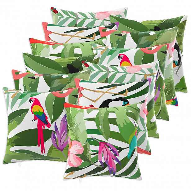 vidaXL Povlak na polštář 12 pcs HEERLEN Vícebarevný 45 x 45 cm