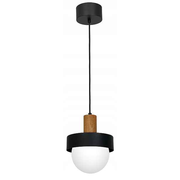 Závěsná lampa Canan Černá Hnědá, stylový doplněk do pokoje