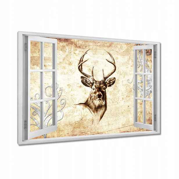 Obrazy 90x60 Hlava jelena