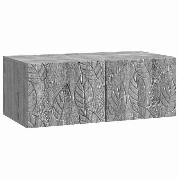 vidaXL Nástěnná TV skříň 78,5 x 41 x 30 cm Šedý Sonoma