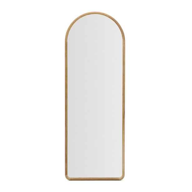 Nástěnné zrcadlo s dřevěným rámem 55x155 cm Milsa – Kave Home