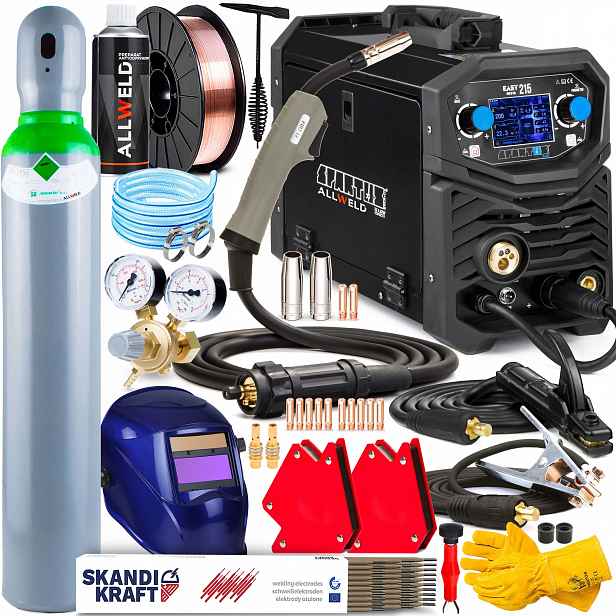 Svařovací Stroj Migomat Spartus Easy Mig Mma Tig 230V 200A Hliník Synergie 3V1