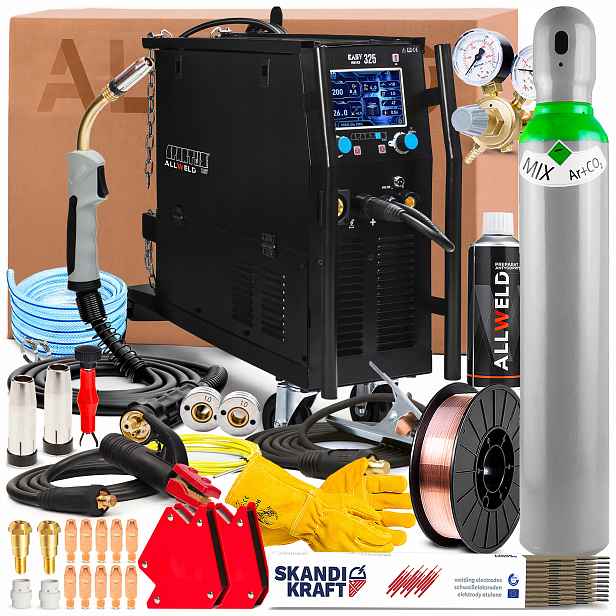 Svařovací Stroj Spartus Easymig 325 400V 300A Mma Tig Lift Lutosvařování Synergie
