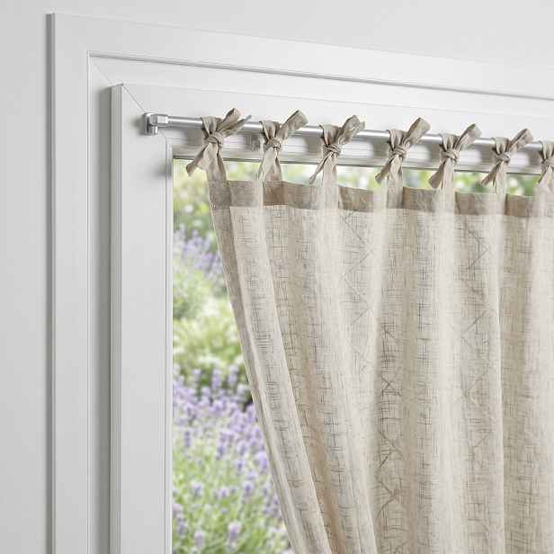 Vitrážová teleskopická samolepící tyč - vitrážka VARIO MAXI 2 kusy stříbrná 80-120 cm, 100-180 cm Mybesthome Rozměr: 100-180 cm