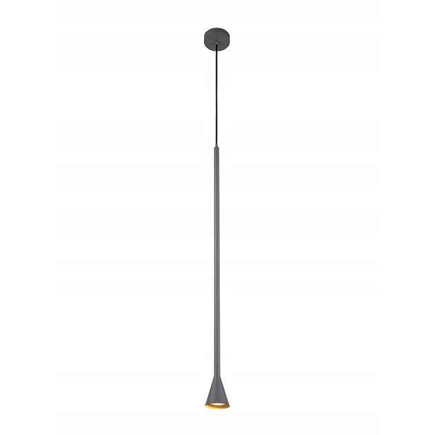 Moderní Stropní závěsná lampa kovová 200 cm