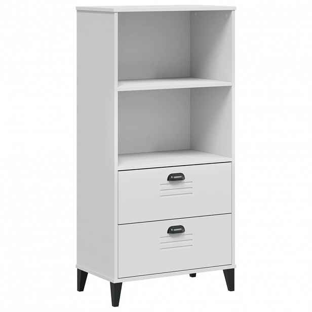 vidaXL Knihovna VIKEN bílá 60 x 35 x 123 cm kompozitní dřevo