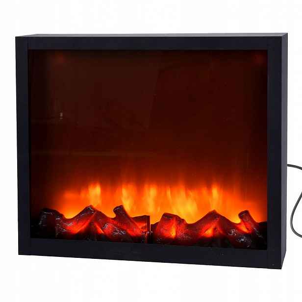 Elektrický krb Led vánoční dekorace 41 x 25 cm