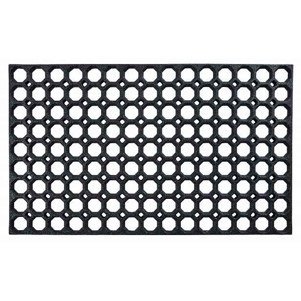 Multy home Gumová rohožka HONEY COMB 45 x 75 cm, černá MHEU5000302, 1 ks 4016.91.00