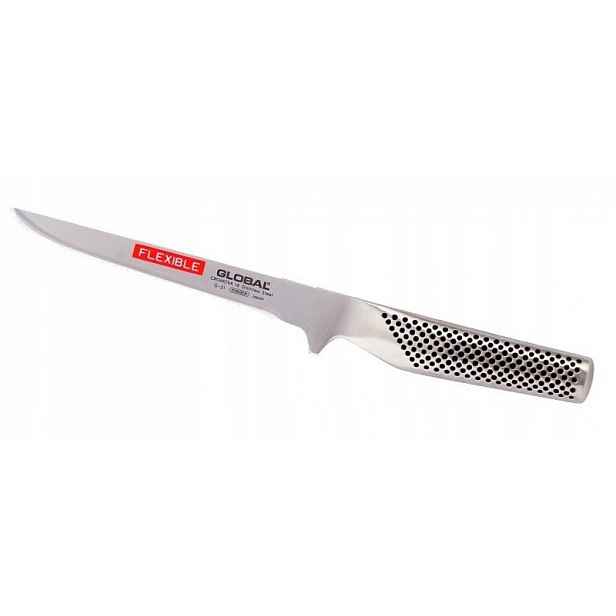 Nůž Global G-21 flexibilní pro vykrajování 16 cm Cromova 18 Yoshikin Japonsko