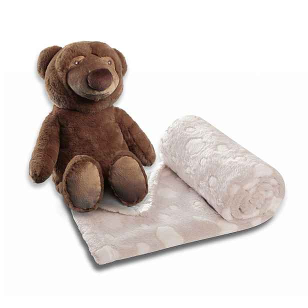 Villeroy & Boch Dětská deka s plyšovým medvědem Brunem, 75 x 100 cm 822413