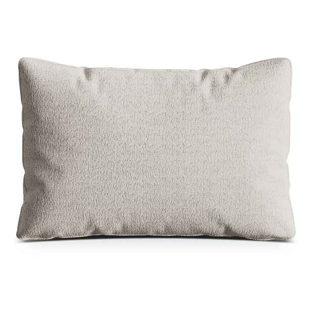 Béžový polštář na gauč z textilie bouclé Kemi – Cosmopolitan Design