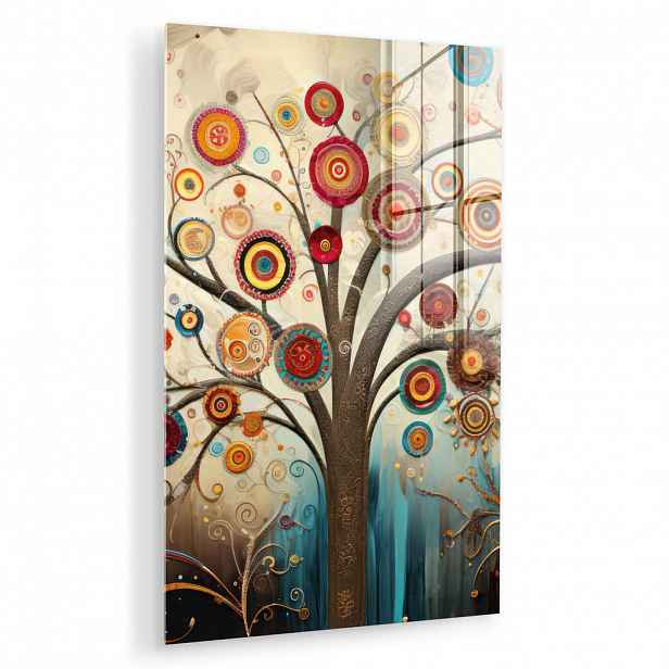 MuchoWow OBRAZ NA AKRYLOVÉM SKLE Strom - Strom života - Barva 60x90 cm