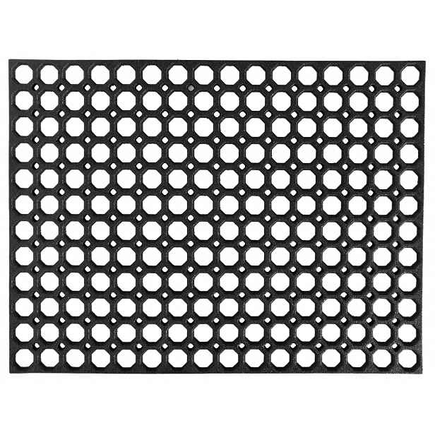 Multy home Gumová rohožka HONEY COMB 60 x 80 cm, černá MHEU5000303, 1 ks 4016.91.00