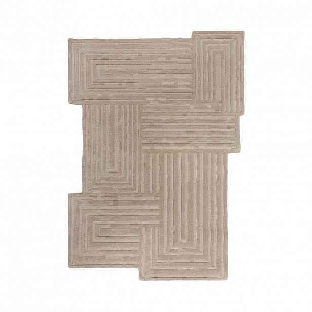 Flair Rugs VLNĚNÝ KOBEREC, 120/170 cm přírodní barvy