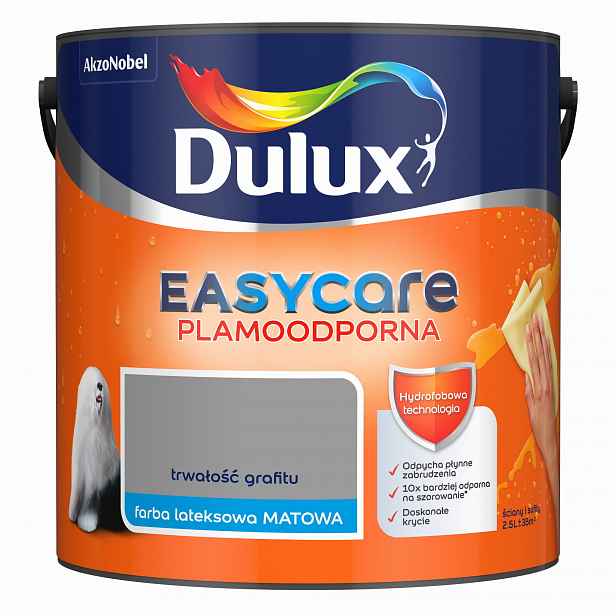 Barva barva Dulux 2,5 l, odolnost grafitu matná