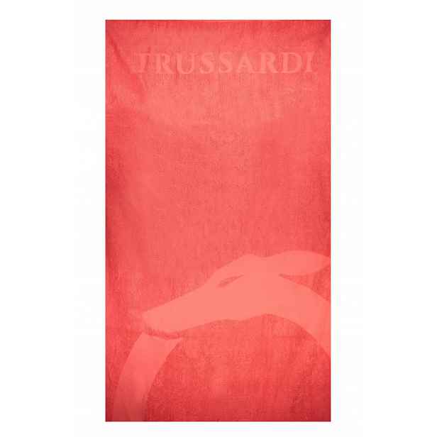 Trussardi TRU2MTW01 Plážová osuška červená 88 x 190 cm