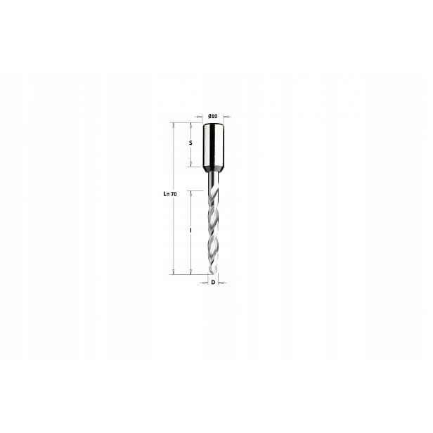 Cmt 314.080.21 Vrták P Hwm D=8 I=35 L=70 S=10x26 Rh Xtreme-hwm
