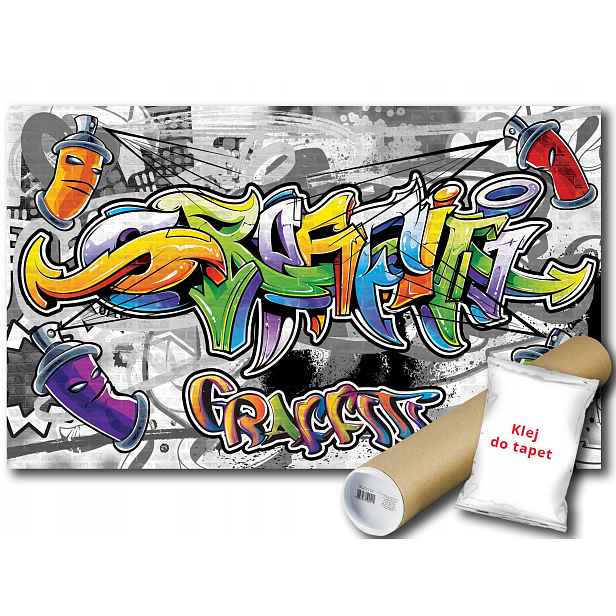 Vinylová Fototapeta Graffiti Grafika Umění Street Art Nápis Sprej 152x104