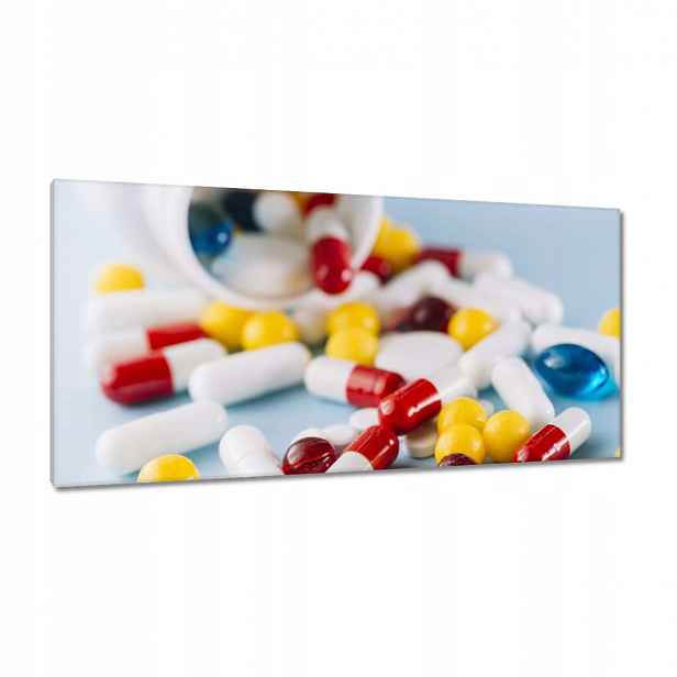 Obrazy 115x55 Rozsypané tablety