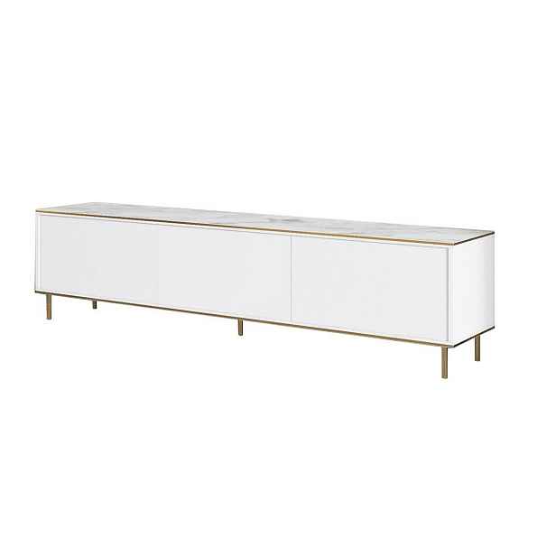 Televizní stolek Imaj White Marble and Gold