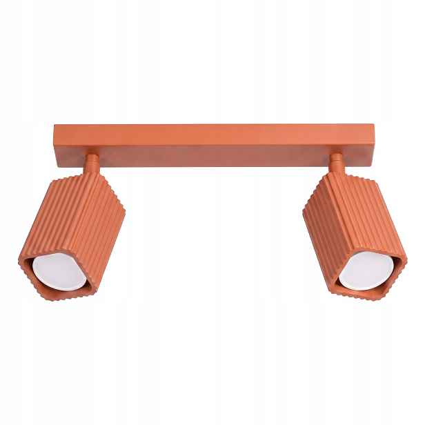 Sollux Lighting Rayo stropní svítidlo okrová červená 30 cm 2xGU10 10W