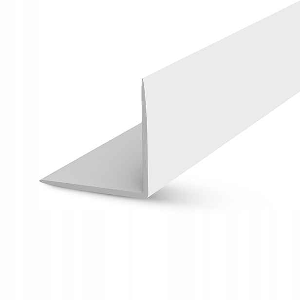Úhelník Pvc Bílý 30x30 mm 1 m – Ochranný rohový dekorativní kryt 80 ks