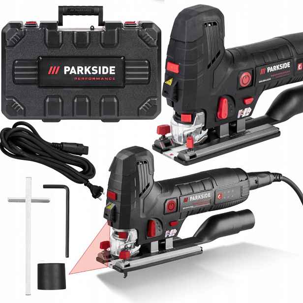 Elektrická Přímočará Pila Parkside Performance S Laserem Ppstk 550 A1+KUFR
