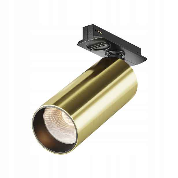 Maytoni Focus Led kolejnicový reflektor 1F černo-zlatý Led 12W 3000K