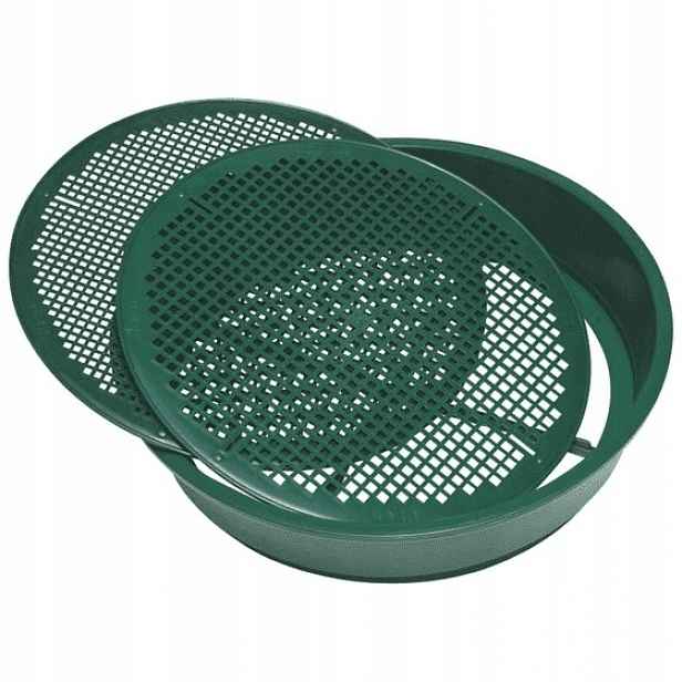 Plastové zahradnické síto na prosévání zeminy, průměr 380 mm