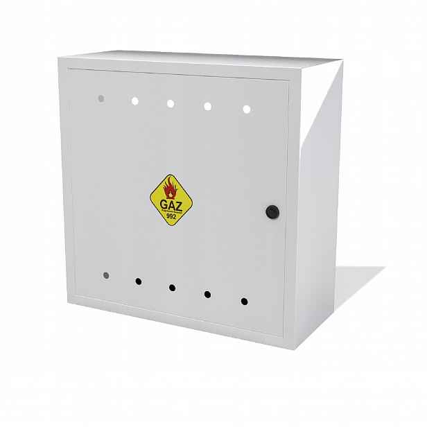 Plynová Skříňka 60x60x25 Gaz Bílá