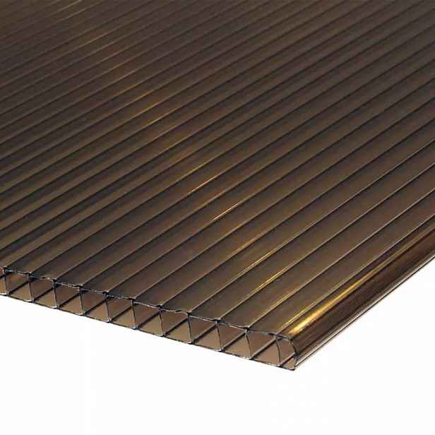 Polykarbonátová deska 2000 x 1050 x 10 mm hnědá