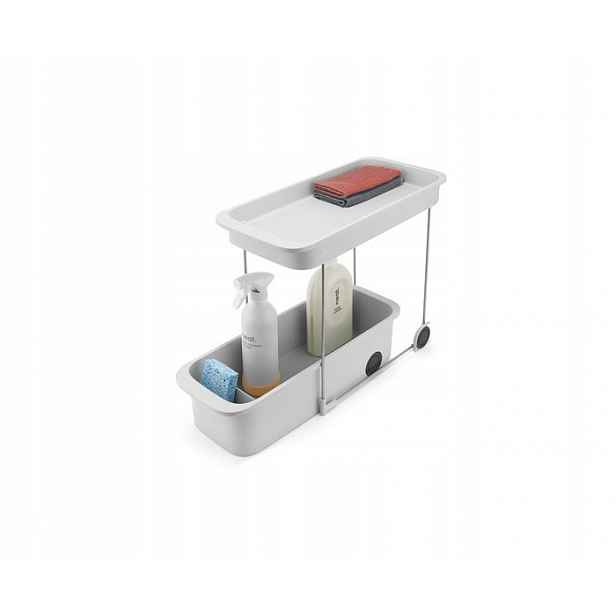 Organizér do skříňky Joseph Joseph CupboardStore dvouúrovňový na kolečkách