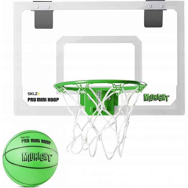 Basketbalový Koš Na Dveře Mini Tabule Do Koše Míč Glow