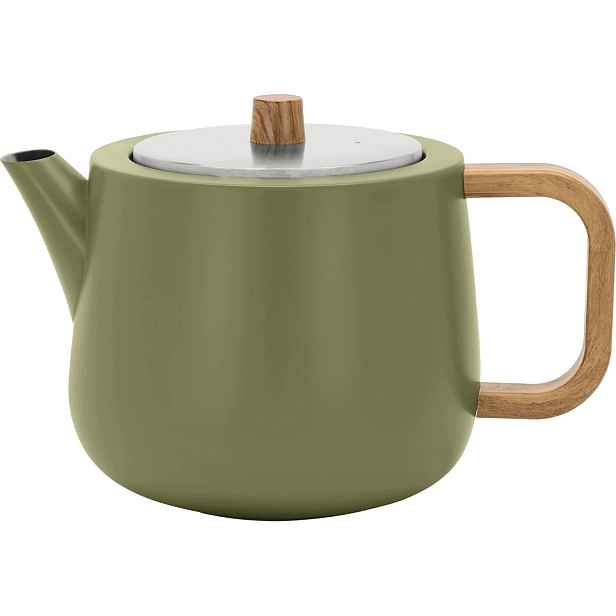 Bredemeijer Facet Čajová konvice, dvoustěnná, khaki, objem 1,1 l