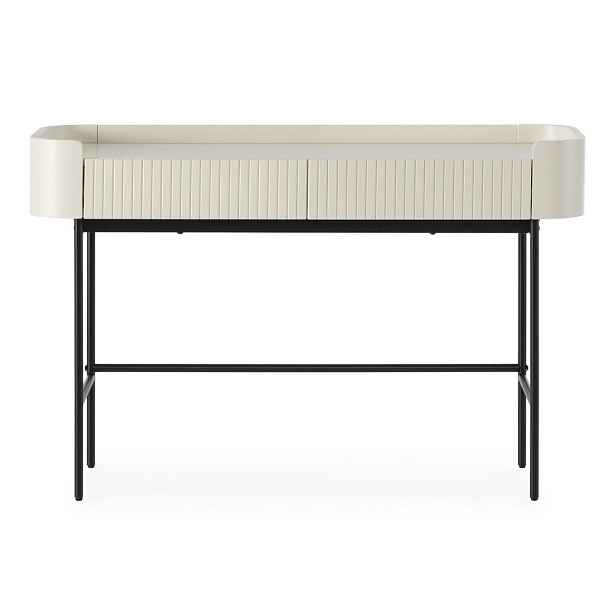 Krémový konzolový stolek 40x120 cm Willa – MOME