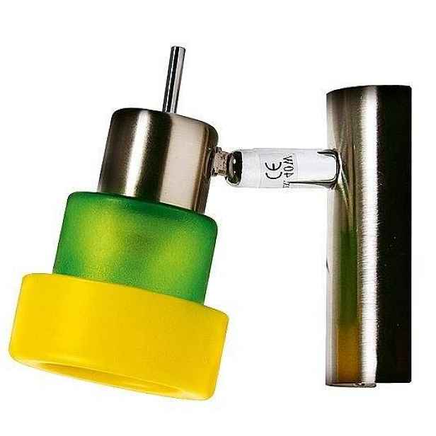 Nástěnná lampa Benátky, svítidlo 1*40W G9 nikl