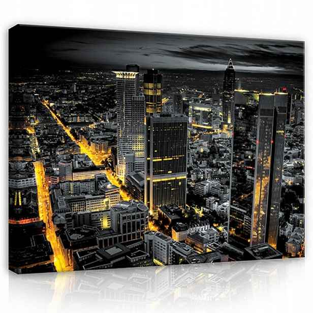 Obraz Město V Noci New York Moderní Do Ložnice Obývacího Pokoje Plátno 120x80