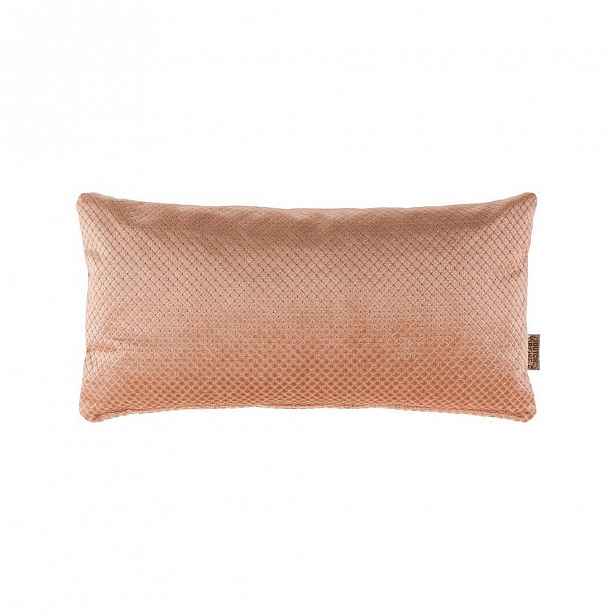 Růžový polštář Dutchbone Spencer, 60 x 30 cm