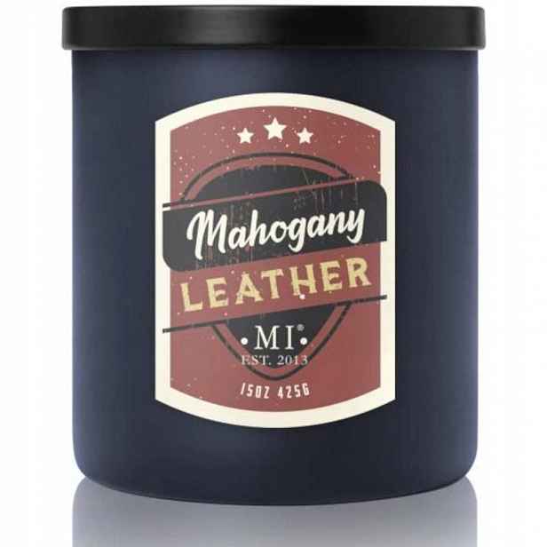 Sójová svíčka All American Mahogany Leather 425 g