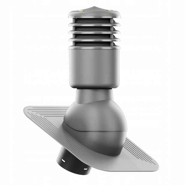 Větrací komín Smartline pod asfaltový šindel/pape fi 125 mm, zateplený grafit