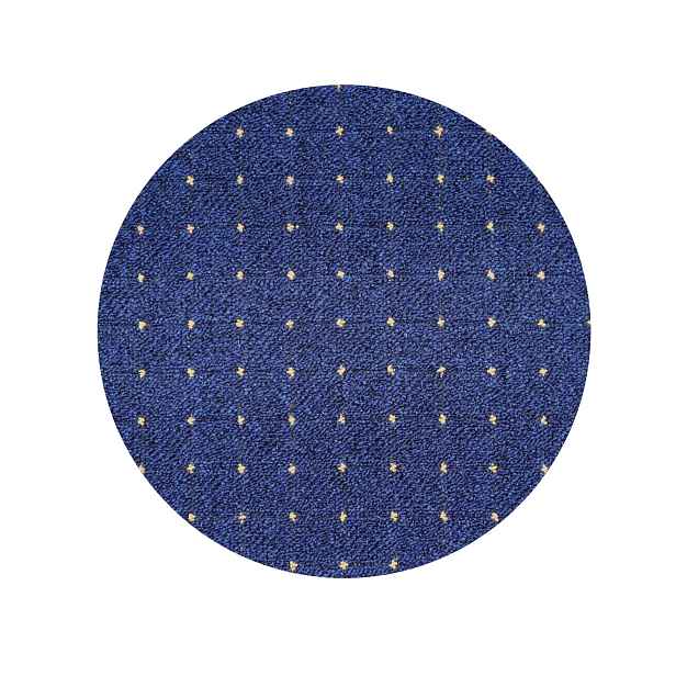 AKCE: 80x80 (průměr) kruh cm Kusový koberec Udinese modrý kruh, šedá, chodba / předsíň, Condor Carpets