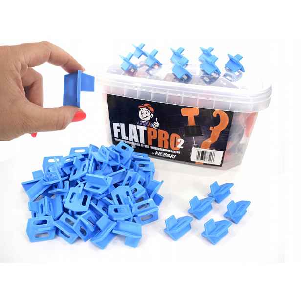 Klipsy pro vyrovnávání dlaždic 110x +Křížky 3 mm