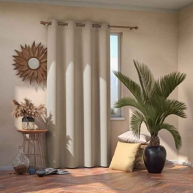 Závěs AmeliaHome blackout EYELETS, 140x245 cm, 1 ks