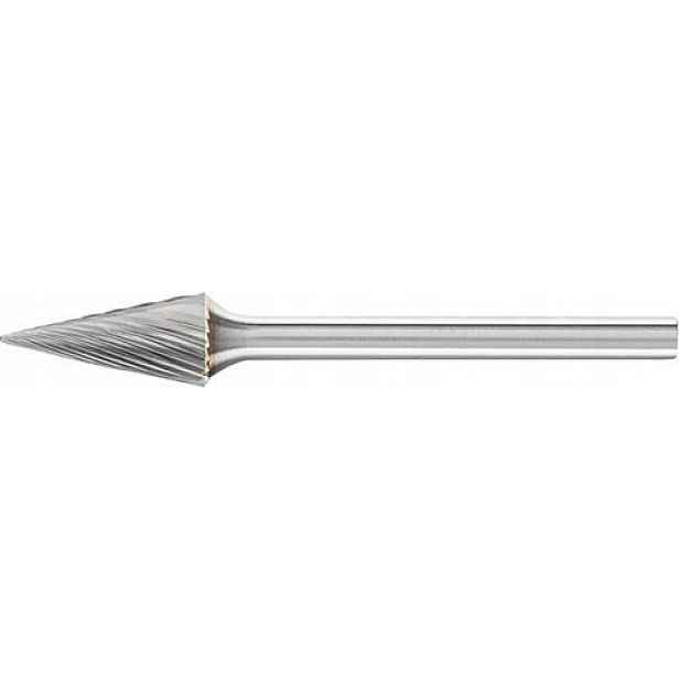 Malý stopkový fréz, ostrý kužel 0613 5 3 mm 6x13 mm Pferd